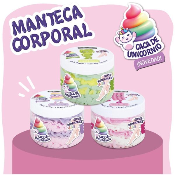 Manteca corporal caca de unicornio