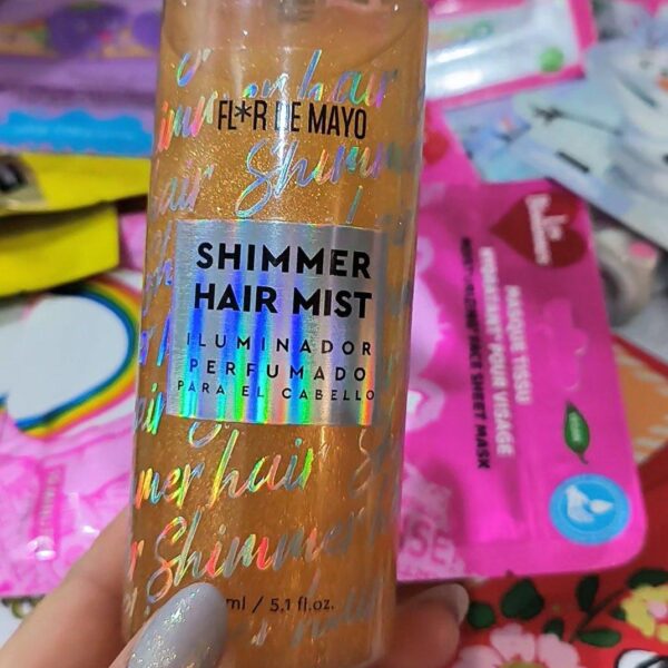 Glitter perfumado para cabello