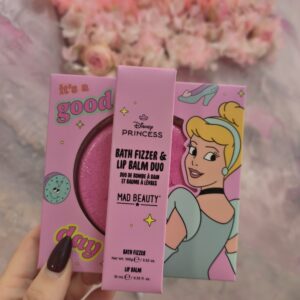 Pack princesa Cenicienta bomba de baño y labial