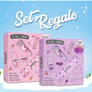 Set regalo mora y fresa y nata