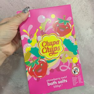 Caja sales de baño chupa chups fresa 🍓