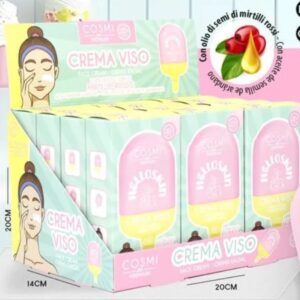 Crema facial helado con vitaminas