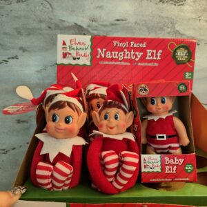 Elfo travieso mágico de la navidad