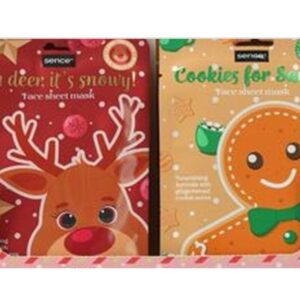 Mascarilla facial navidad