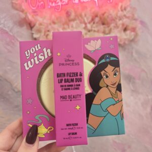 Pack princesa Jazmín bomba de baño y labial