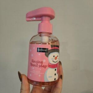 JABONERA MUÑECO DE NIEVE COM CANCIÓN, RECARGABLE