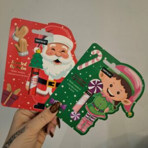 LABIAL NAVIDAD CON MUÑECO DE GOMA