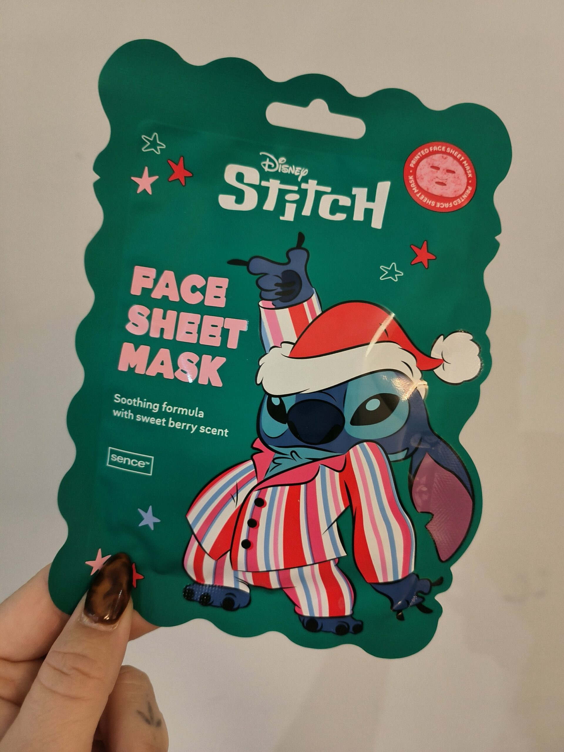 MASCARILLA STITCH NAVIDAD