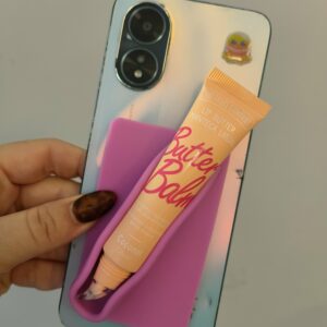 Soporte de labial para móvil con pegatina