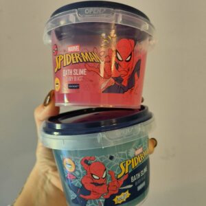 Slime divertido para baño de Spiderman